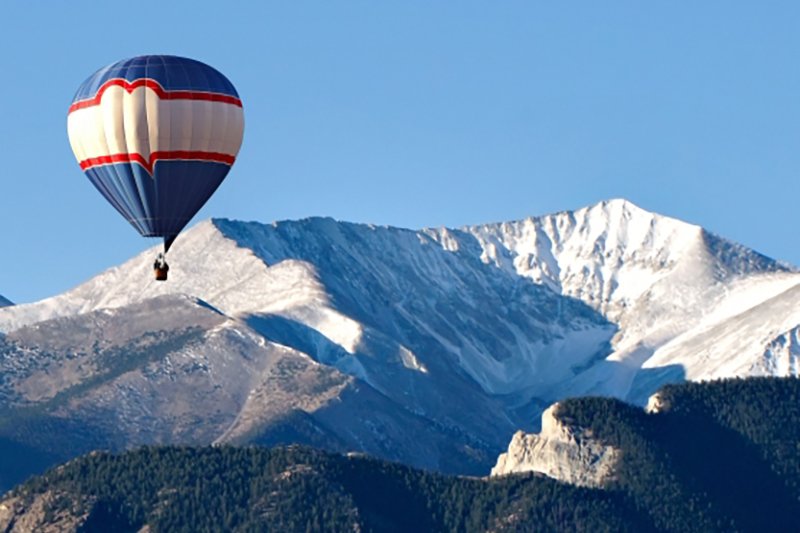 big sky montana winter hot air balloon rides