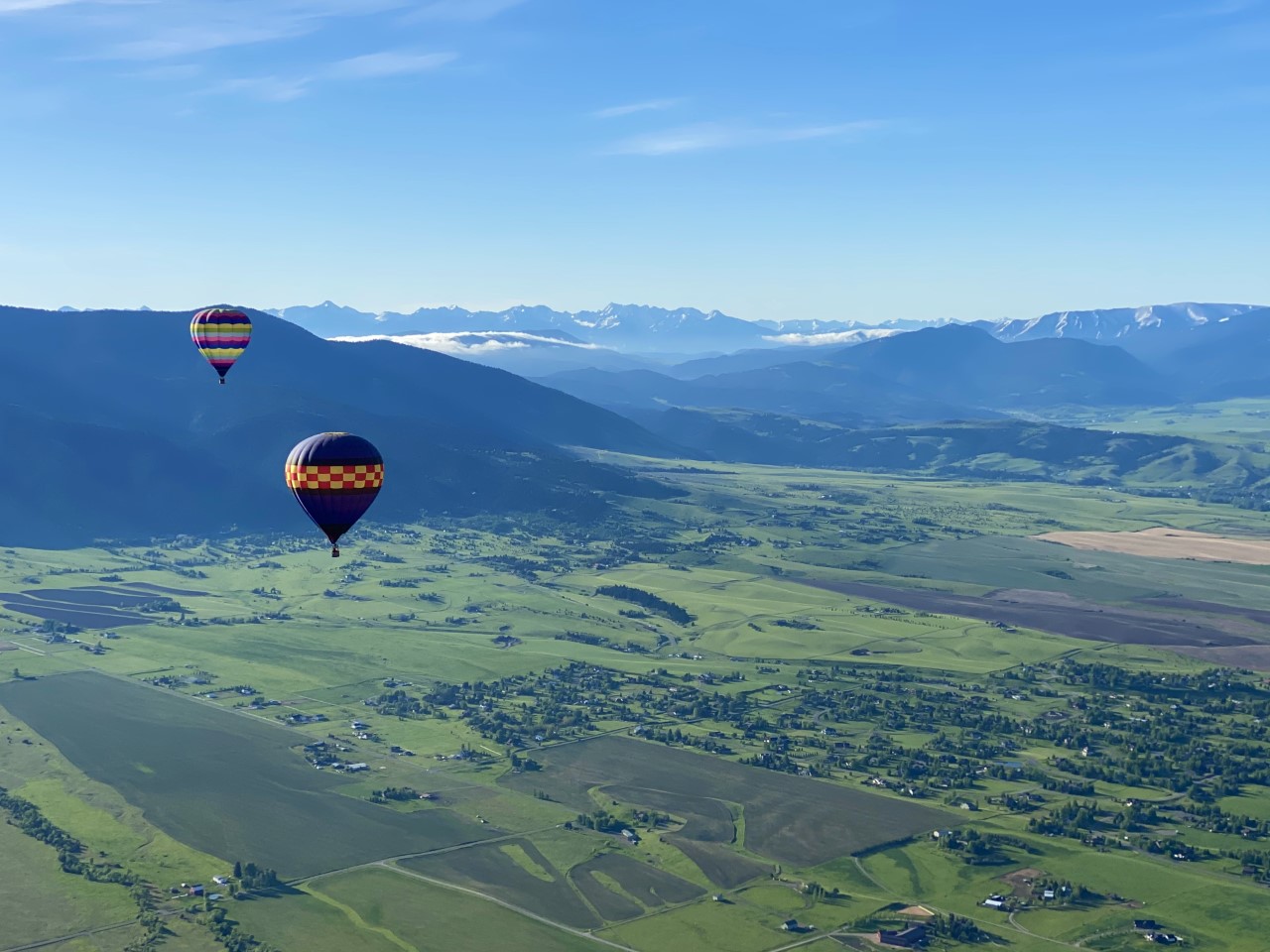 bozeman gallatin valley hot air balloon rides